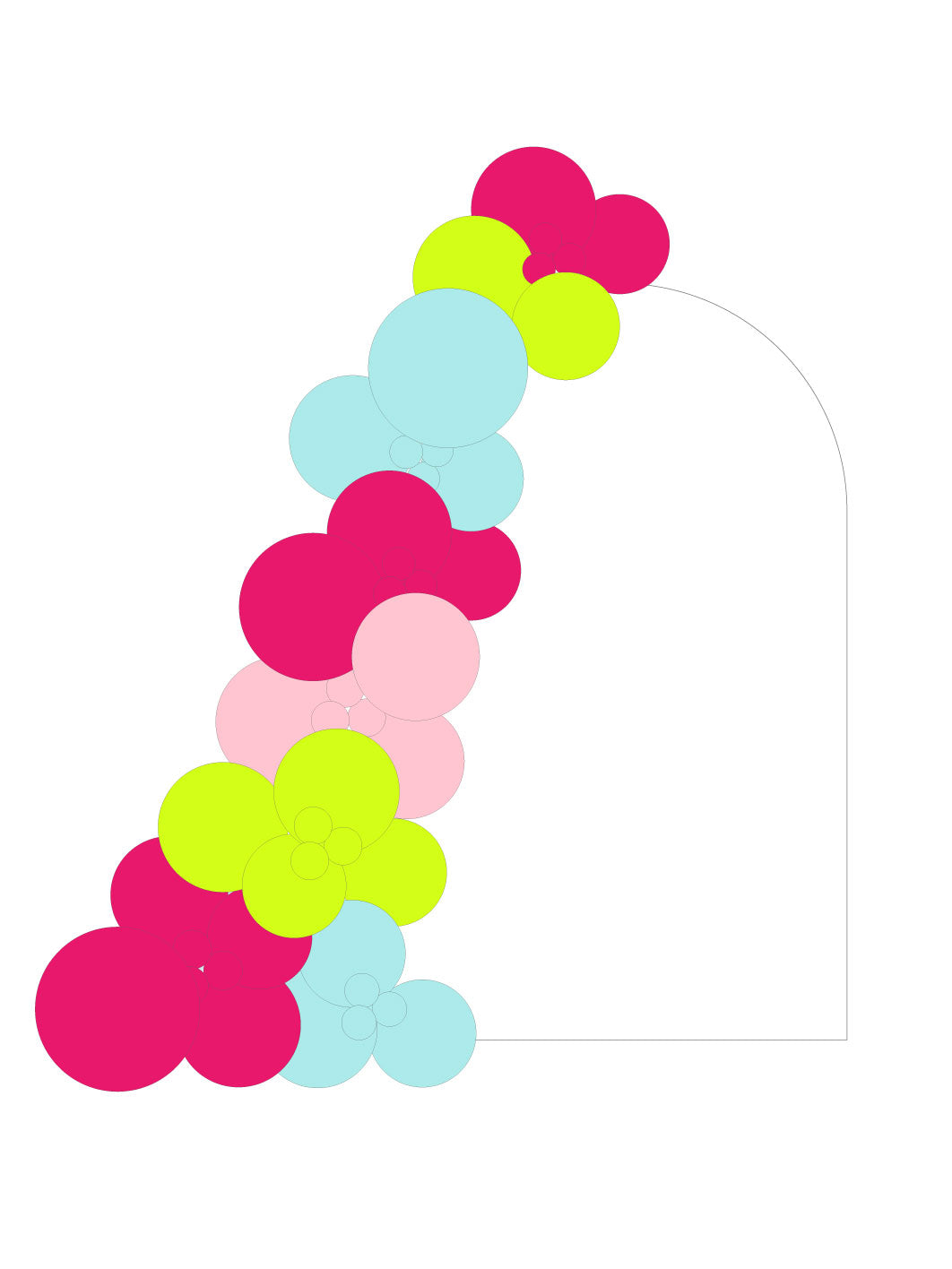 DIY Balloon Garland Kit - Neon Summer